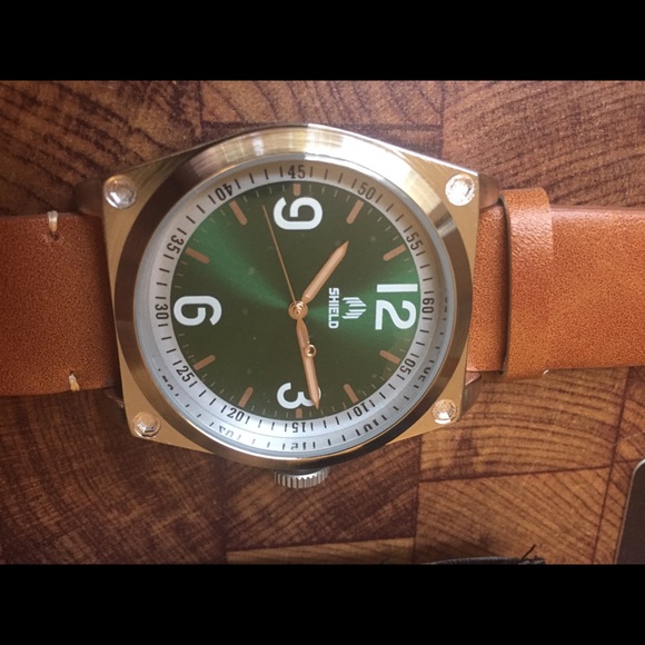 Shield Cavern Strap Mens Watch - Picture 4 of 4